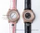 Perfect Replica Chopard Diamond Bezel Pink Leather Strap 35mm Women's Watch (2)_th.jpg